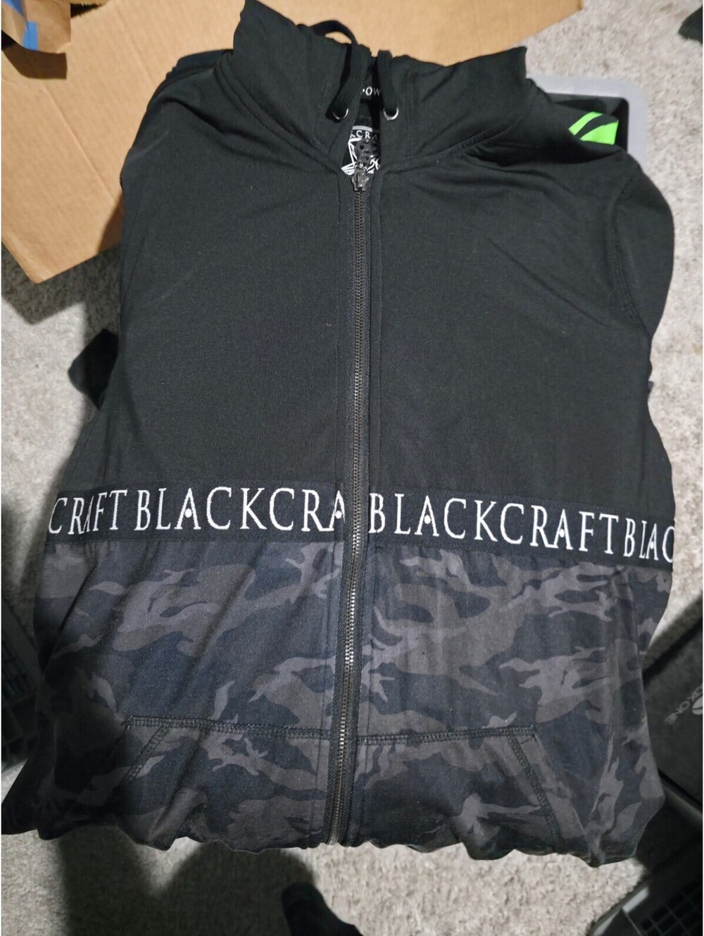 Black Craft Cult Zip Up Size Medium
